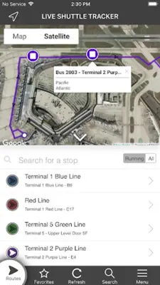 ORD Employee Shuttle android App screenshot 1